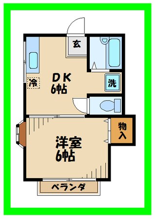 ハイツやよいの物件間取画像
